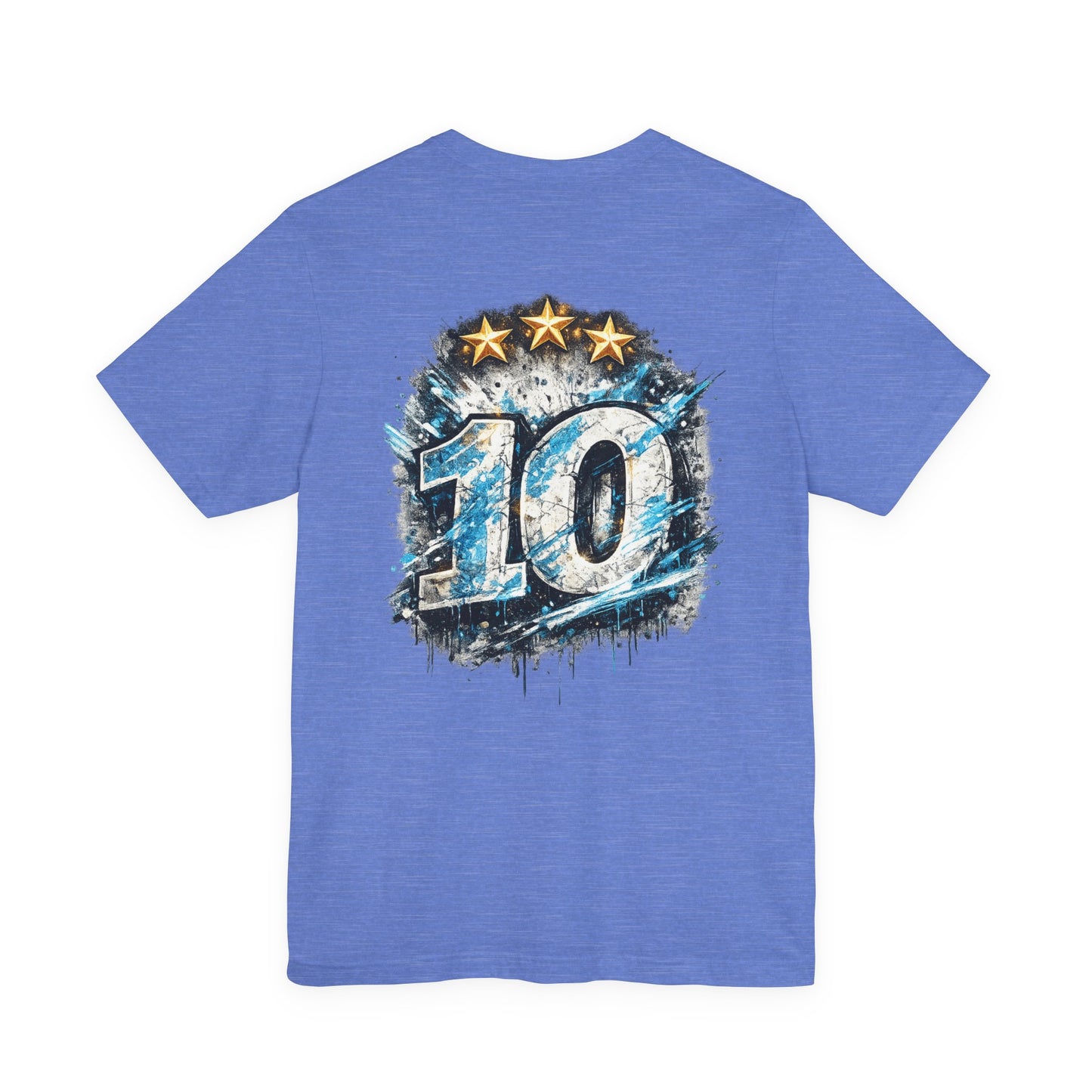 Buenos Aires Nights T‑Shirt — '10' Grunge Graphic Tee - Argentina No. 10