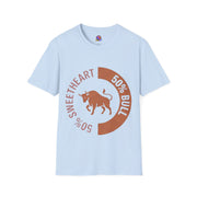 Taurus Bull 50% Sweetheart Graphic T-Shirt — Zodiac Taurus Valentine Tee