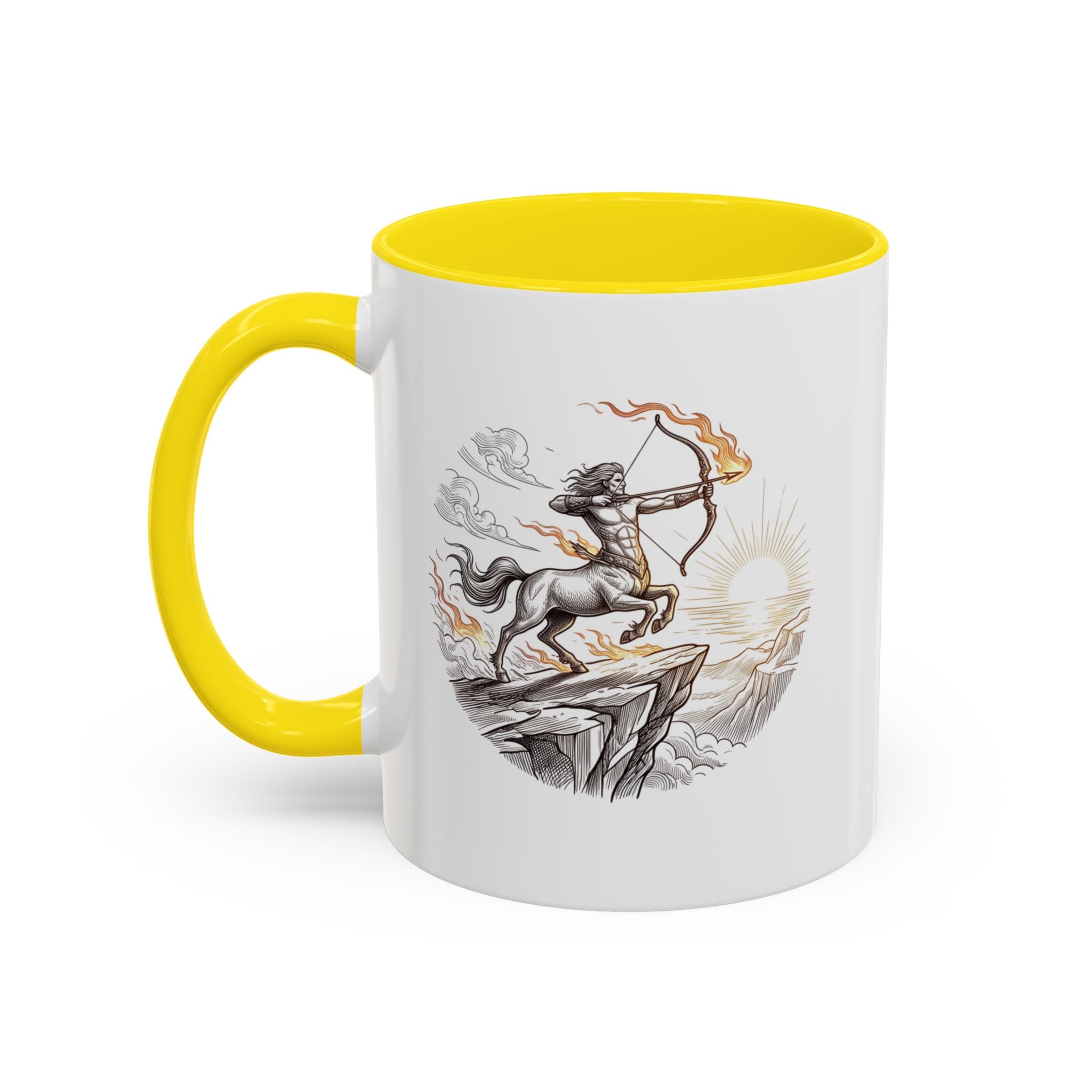 Centaur Archer Coffee Mug — Mythic Sagittarius Design Accent Mug