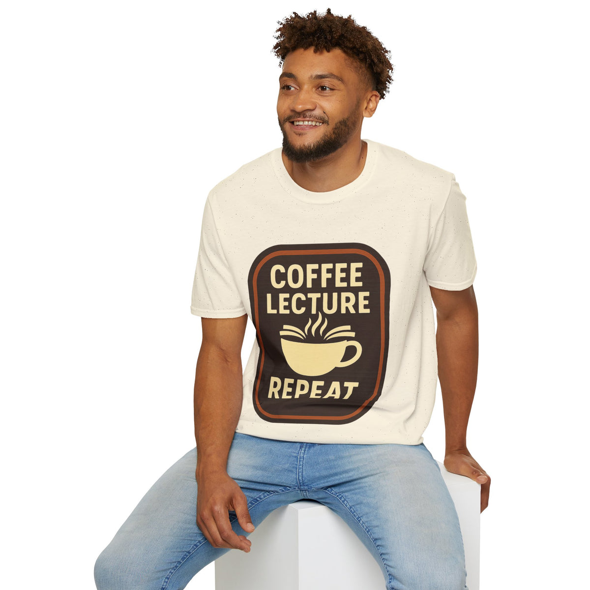 Coffee Lecture Repeat T‑Shirt — Funny Professor Coffee Tee for Teachers & Students - Trending Now - August 2026