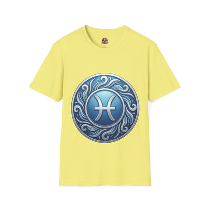 Pisces Zodiac T-Shirt – Blue Water Sign Astrology Tee