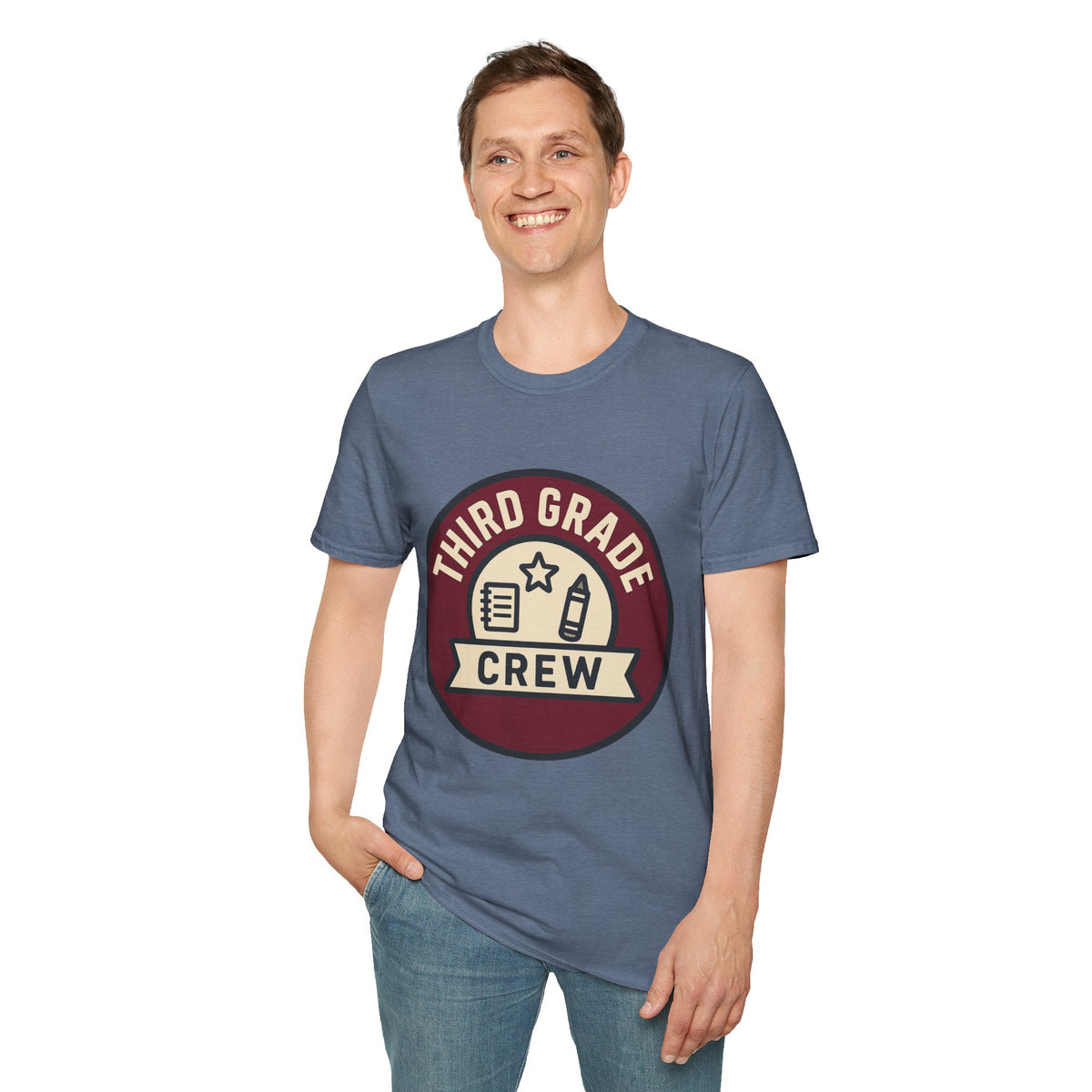 Third Grade Crew T-Shirt — Retro School Teacher & Student Tee - Trending Now - August 2026