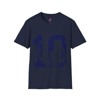 Number 10 Jersey T-Shirt — Retro Athletic Graphic Tee