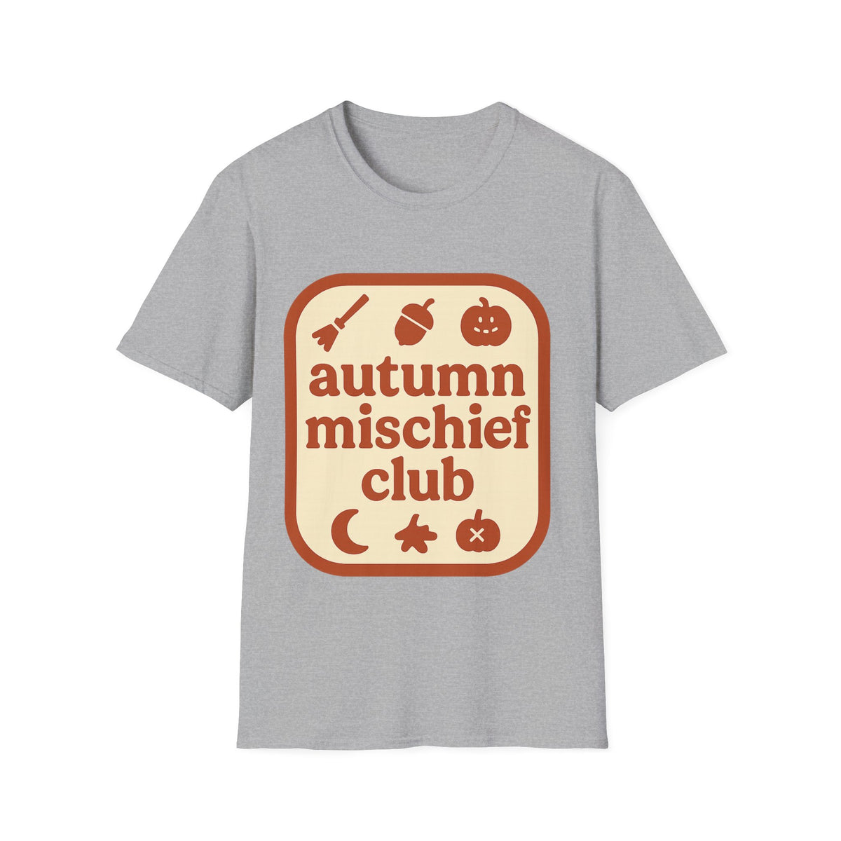Autumn Mischief Club T-Shirt — Cozy Fall Graphic Tee - Trending Now - August 2026