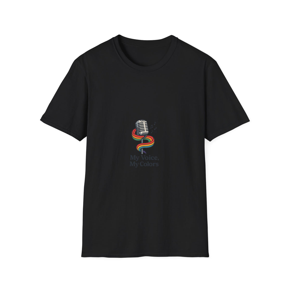 My Voice, My Colors T-Shirt — Pride Microphone Design - Trending Now - October 2026
