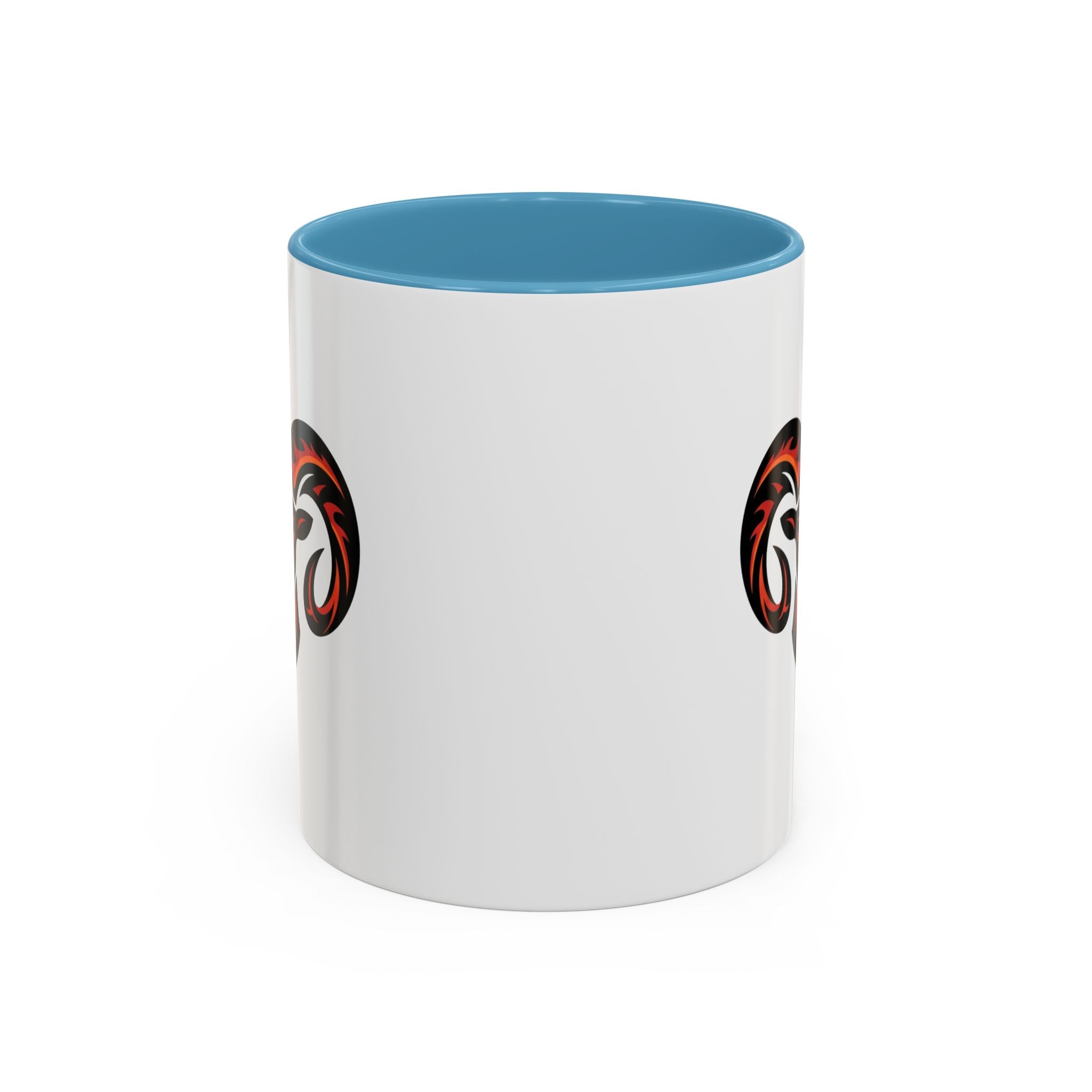 Ram Head Coffee Mug — Bold Tribal Goat Design Accent Mug