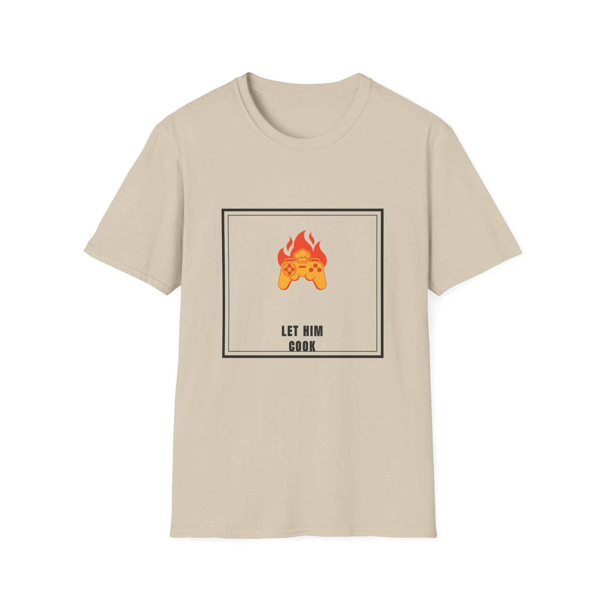Gaming Controller on Fire T-Shirt — "Let Him Cook" Gamer Tee - Trending Now - September 2026