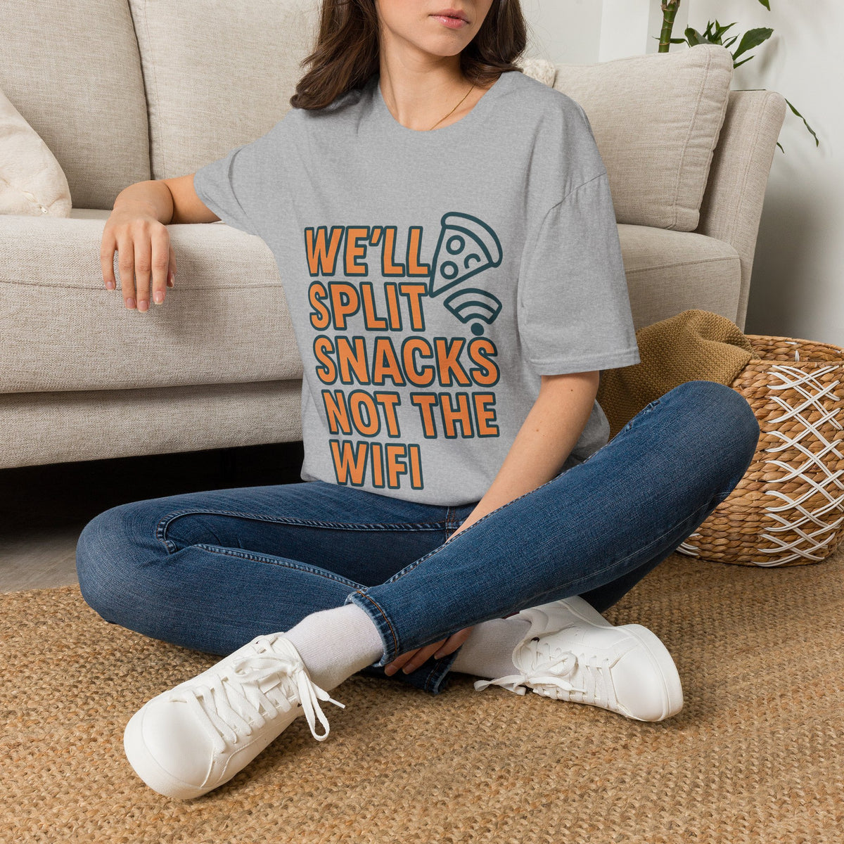 We'll Split Snacks Not The WiFi T-Shirt - Trending Now - August 2026
