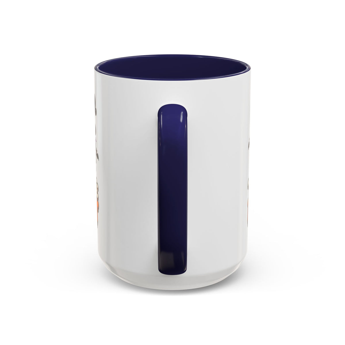 Halloween Coffee Mug - 'Too Cute to Haunt' Ghost Pumpkin Accent Mug
