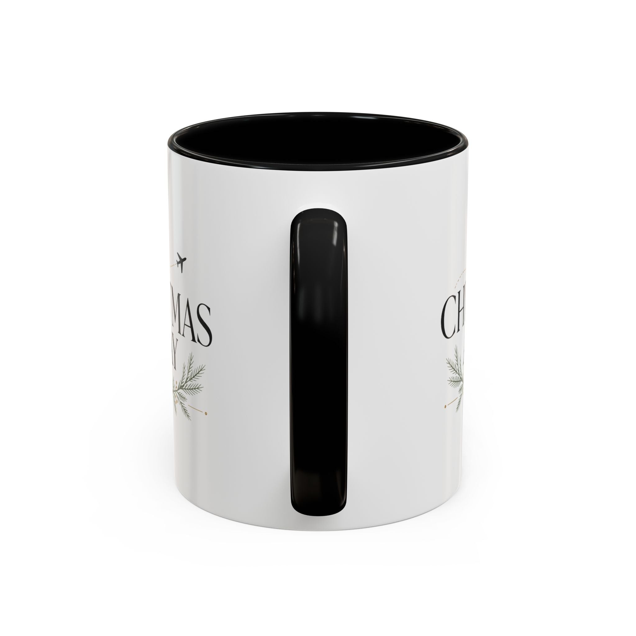 Christmas Away Accent Coffee Mug — Holiday Travel Coffee Cup