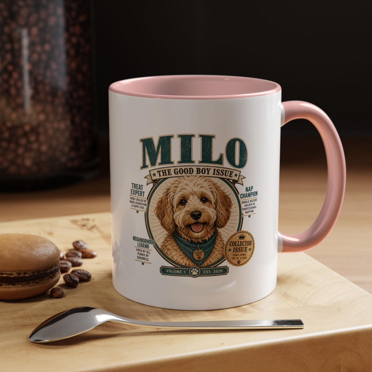 Milo Bailey Dog Dad Mom Milo Dog Mug — “The Good Boy Issue” Decorative Coffee Cup