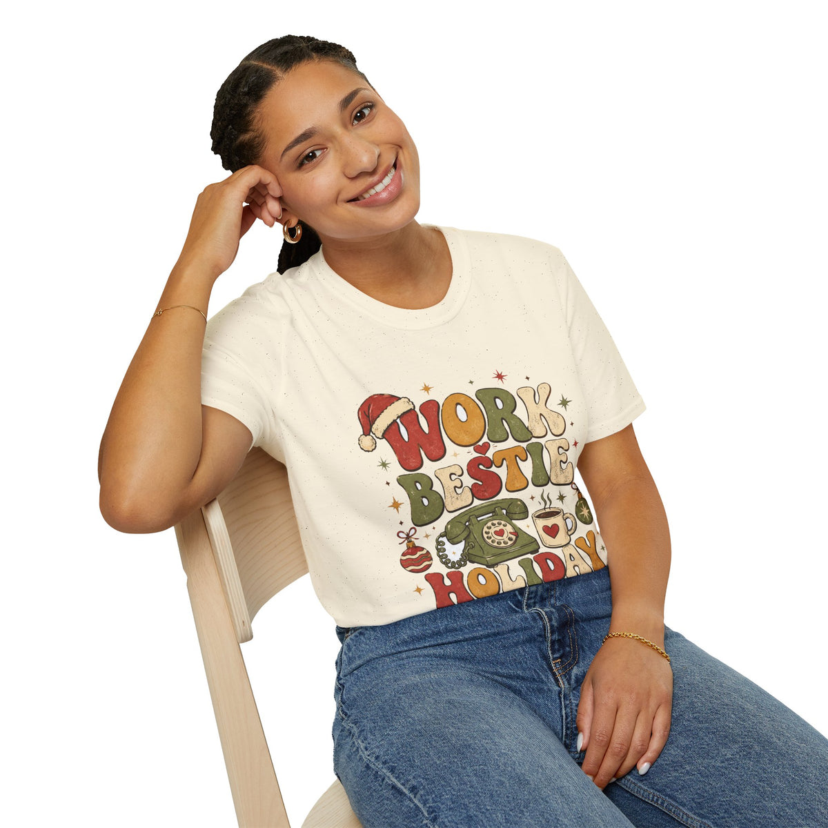 Work Bestie Holiday Club T-Shirt
