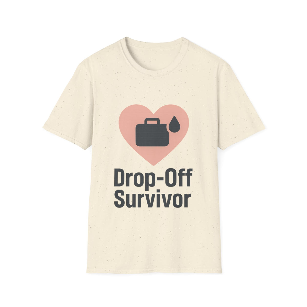 Drop-Off Survivor T-Shirt — Heart & Inkjet Printer Rescue Tee - Trending Now - August 2026