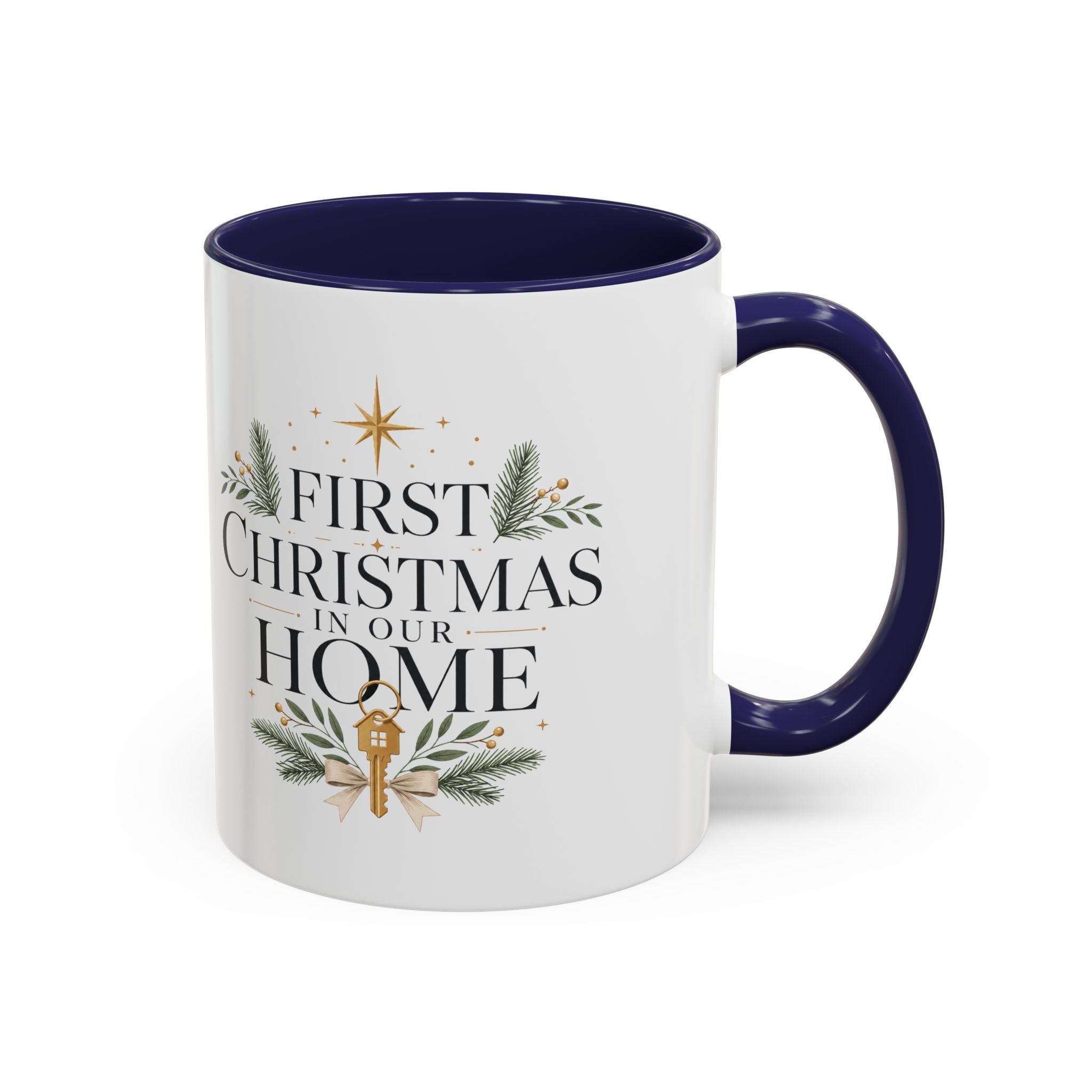 Christmas First Christmas in Our Home Accent Coffee Mug – Holiday Keepsake