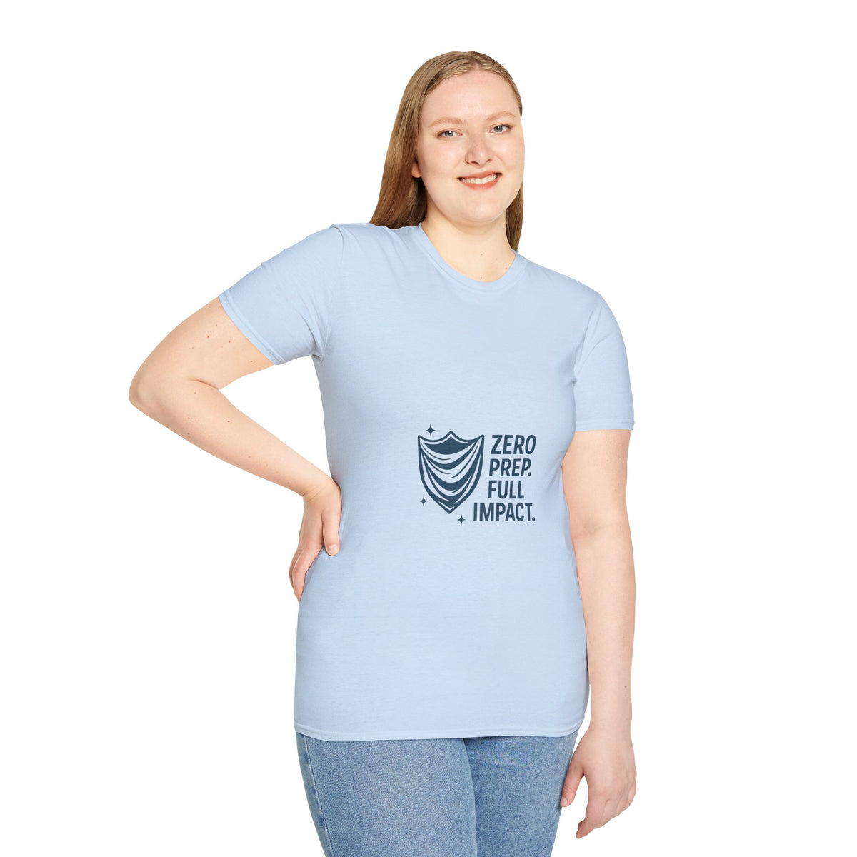 Zero Prep Full Impact Motivational Workout Graphic Tee - Trending Now - October 2026