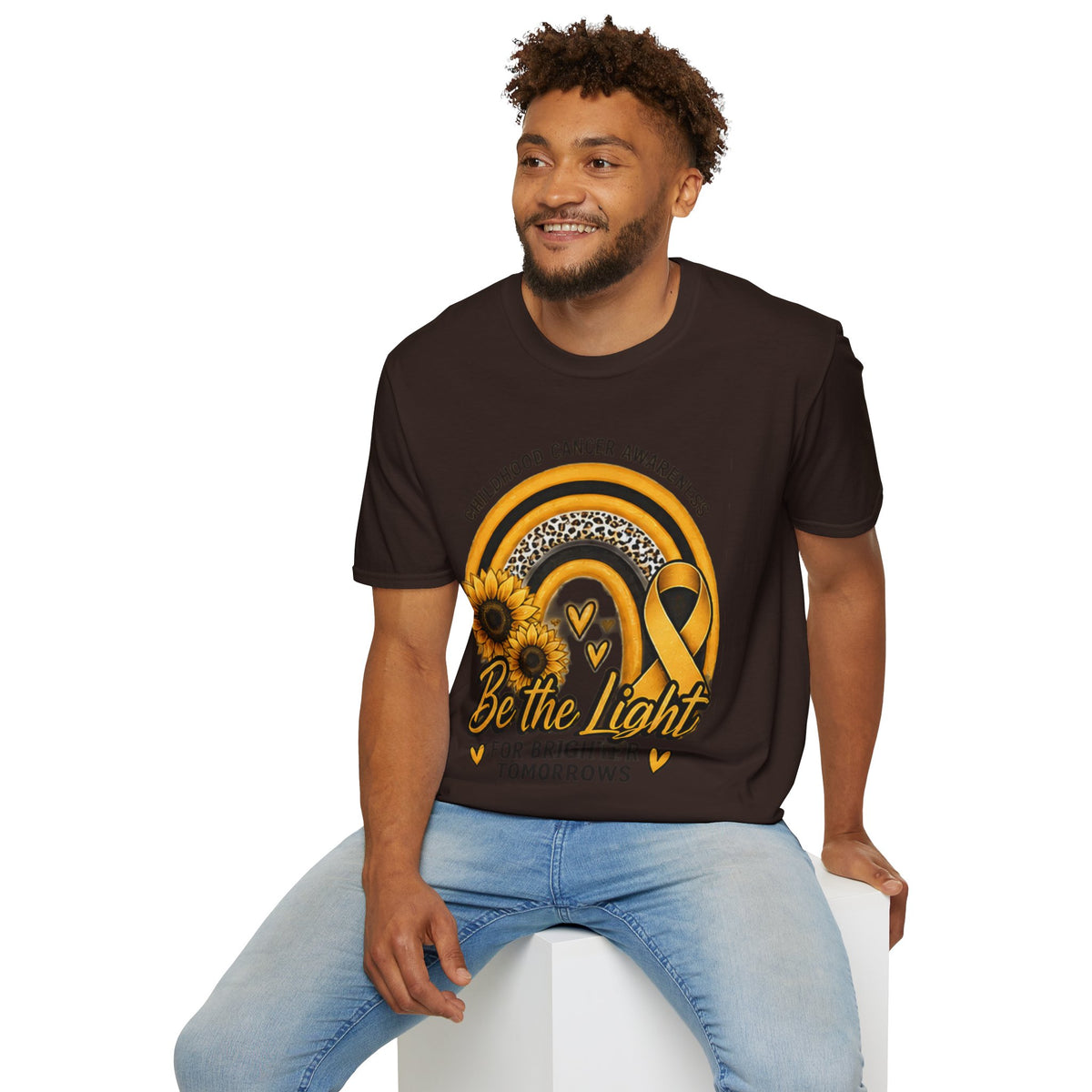 Be the Light Childhood Cancer Awareness T-Shirt