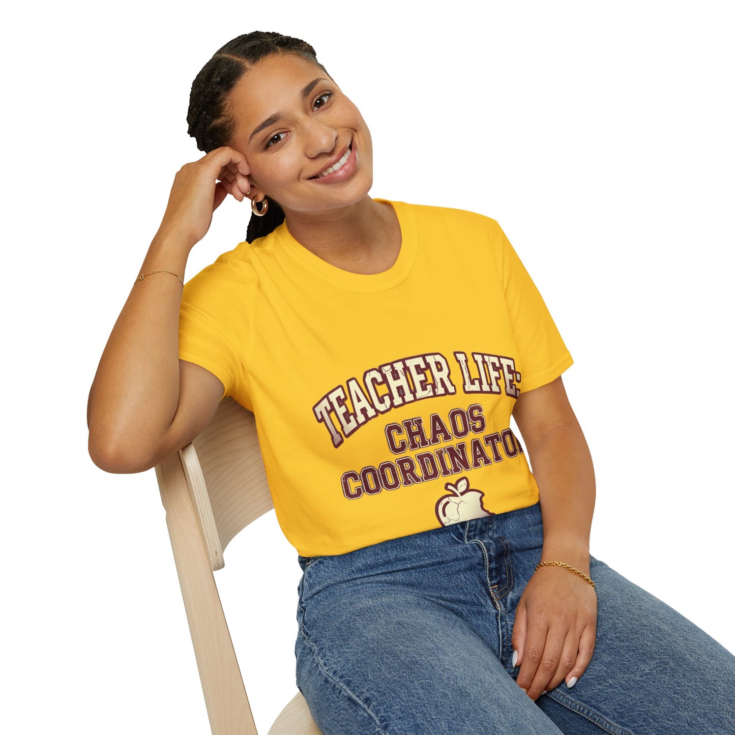 Teacher Life Chaos Coordinator Unisex Softstyle T-Shirt