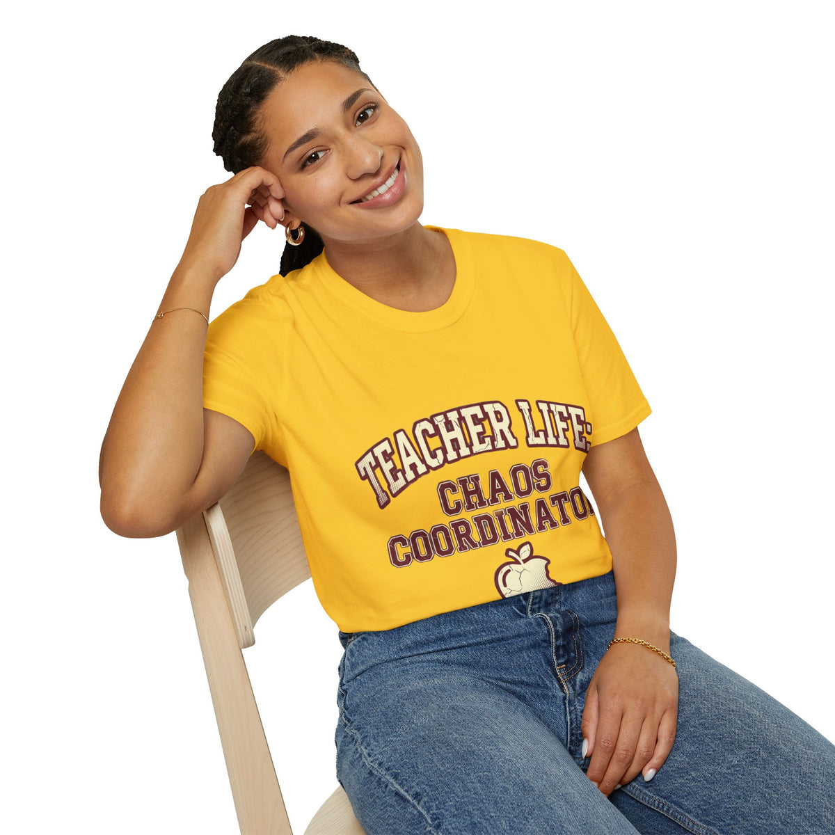 Teacher Life Chaos Coordinator Unisex Softstyle T-Shirt