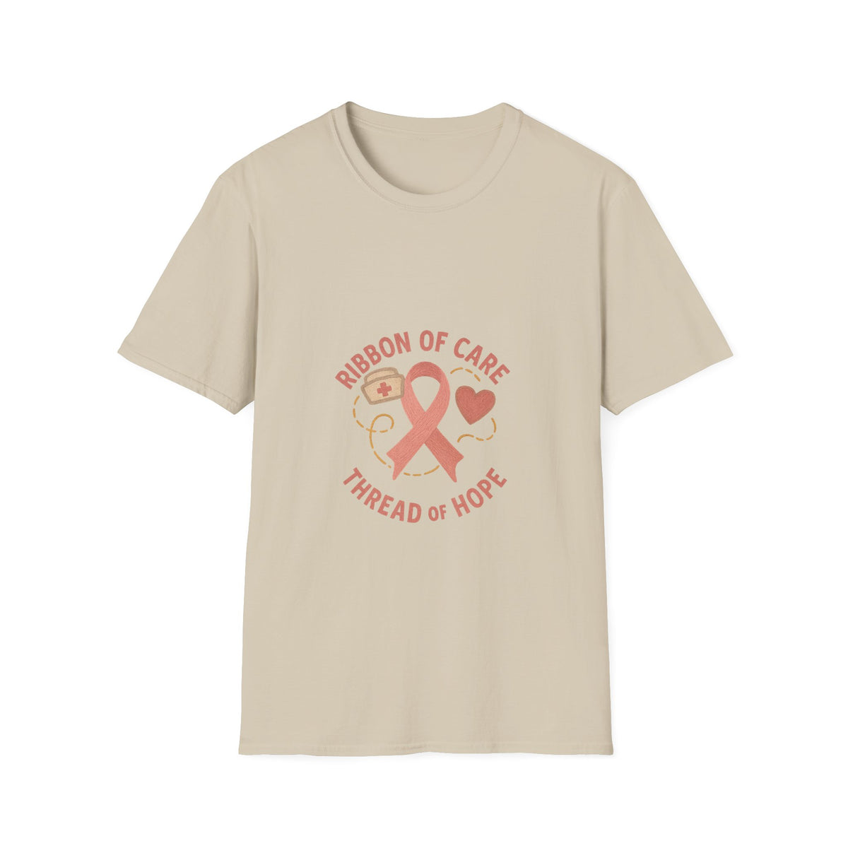 Breast Cancer Awareness T-Shirt – Ribbon of Care, Thread of Hope Graphic - Trending Now - October 2026