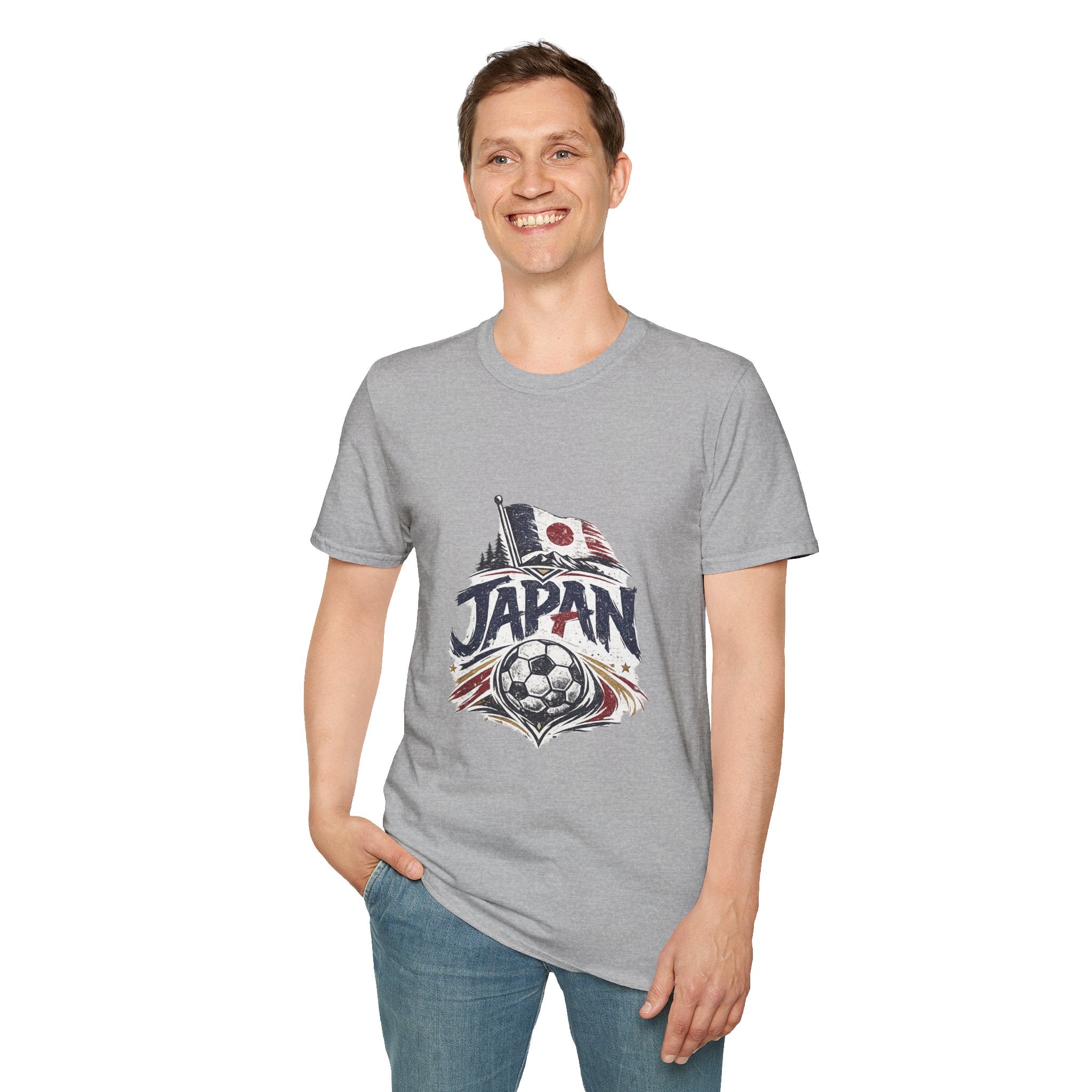 Japan Soccer T-Shirt – Vintage Flag & Crest Football Tee