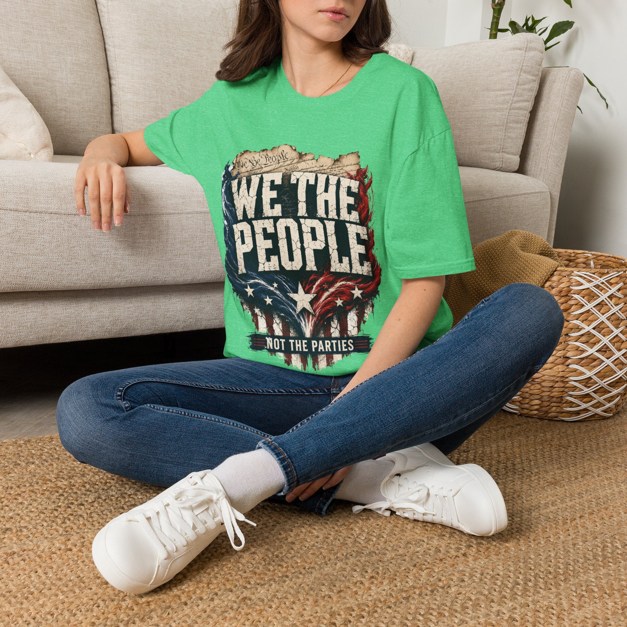 We The People T‑Shirt — Patriotic Americana Tee with ‘We The People’ Design