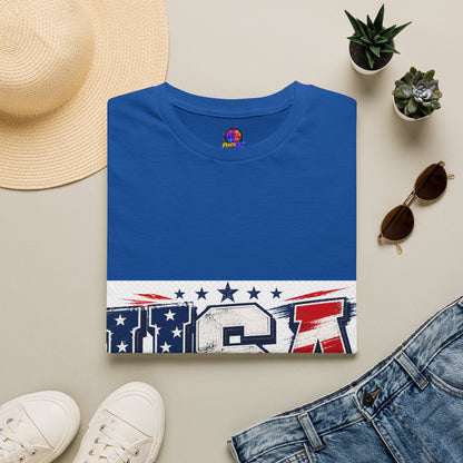 USA Flag Graphic T-Shirt — Patriotic American Pride Tee