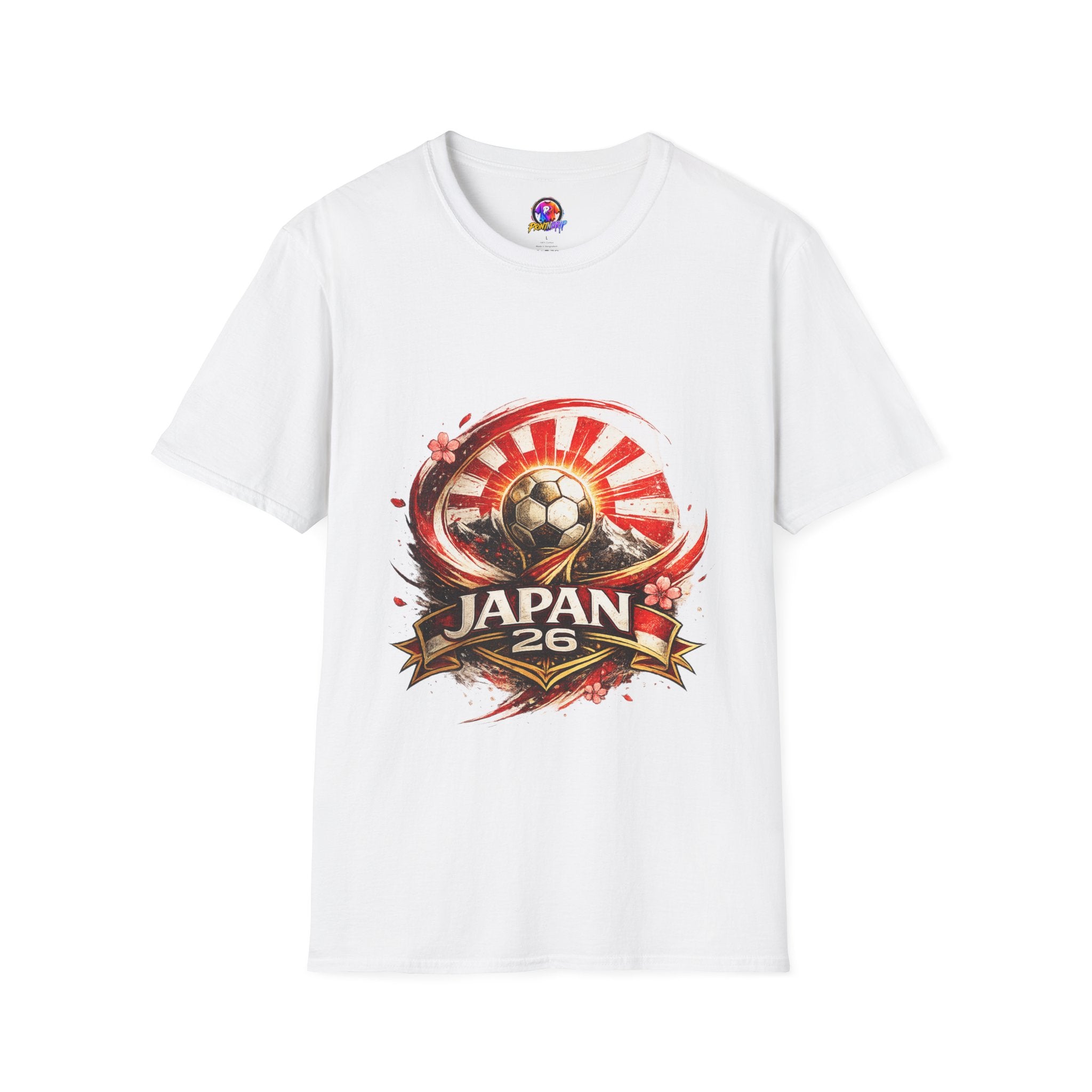 Japan Soccer T‑Shirt — Rising Sun Football Graphic
