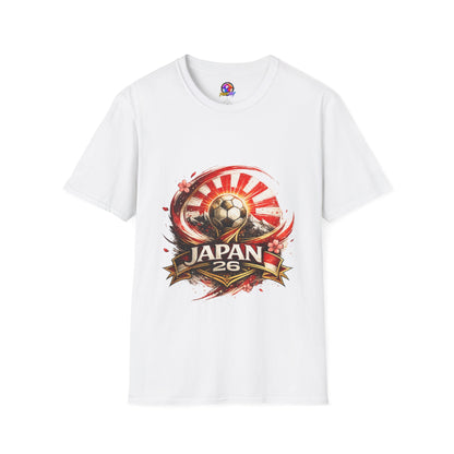 Japan Soccer T‑Shirt — Rising Sun Football Graphic