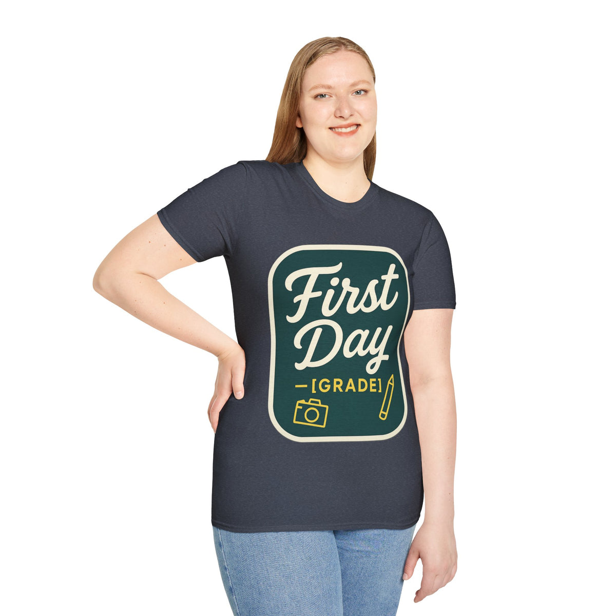 First Day T-Shirt — Retro "First Day (Grade 1)" Back-to-School Tee - Trending Now - August 2026