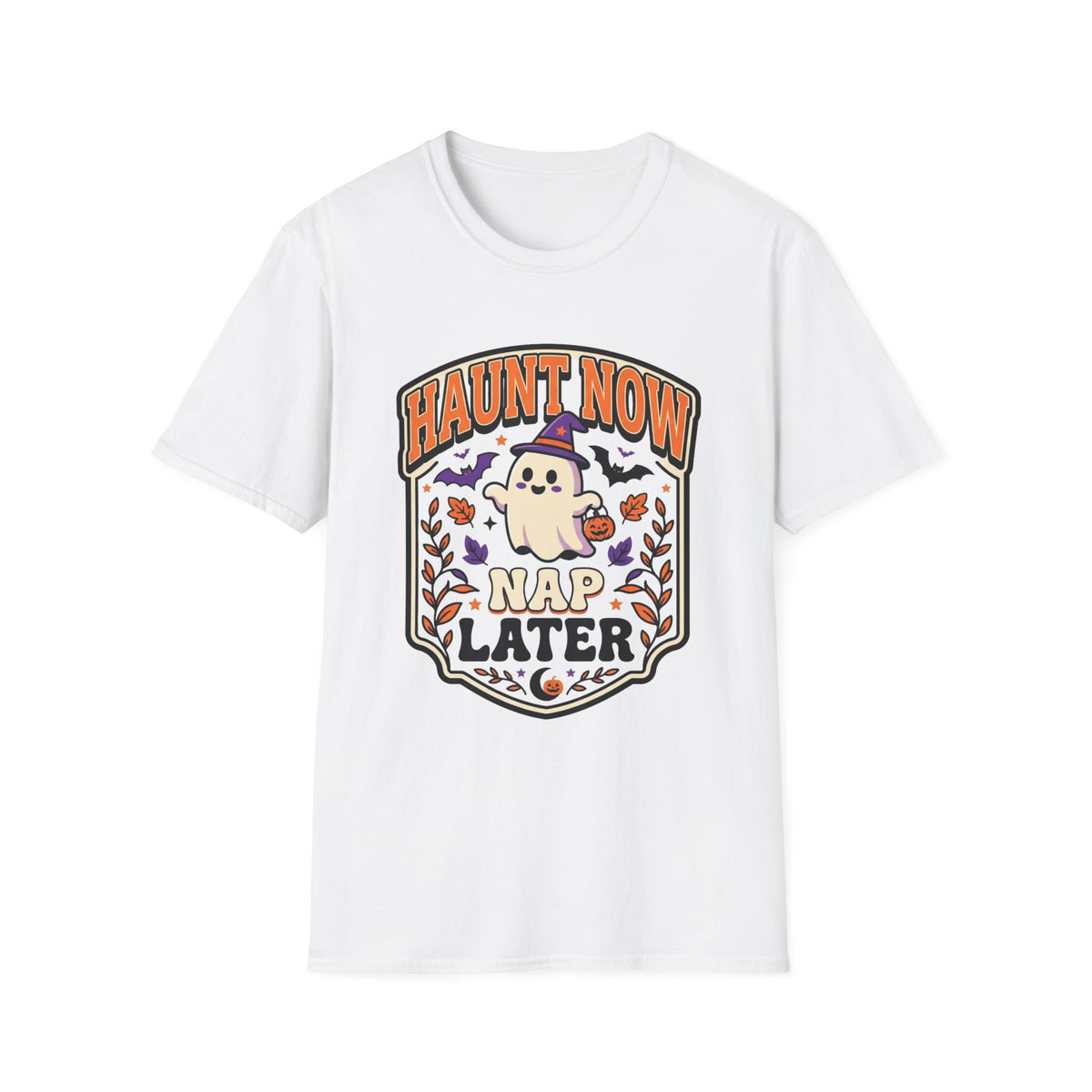 Haunt Now Nap T-Shirt – Cute Halloween Ghost Graphic Tee - Trending Now - August 2026