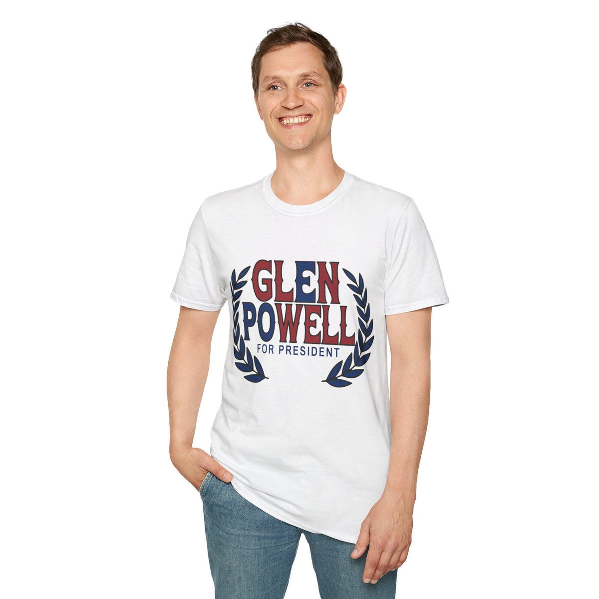 Glen Powell For President Campaign T-Shirt - Trending Now - August 2026