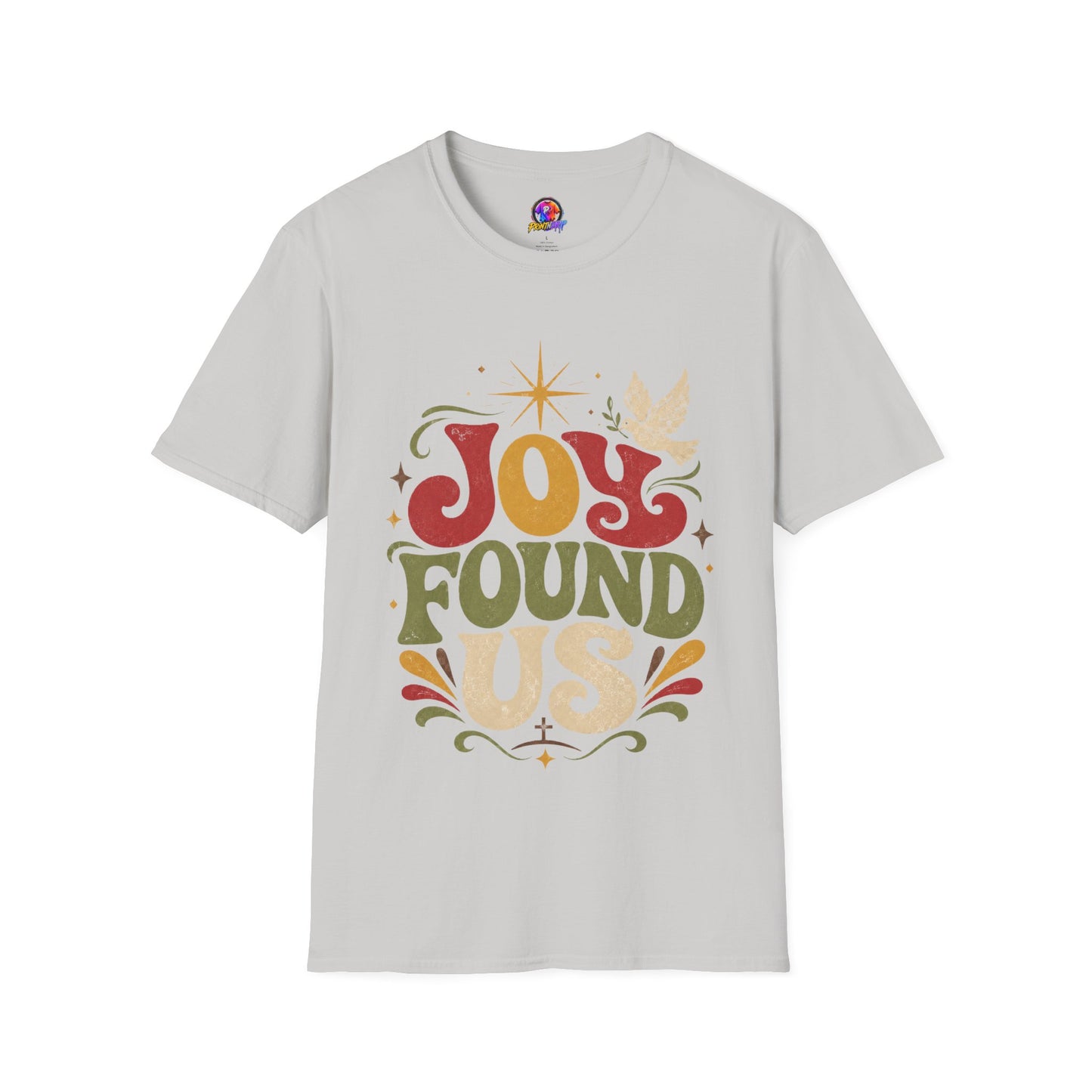 Joy Found Us T‑Shirt — Retro Christmas Holiday Graphic Tee