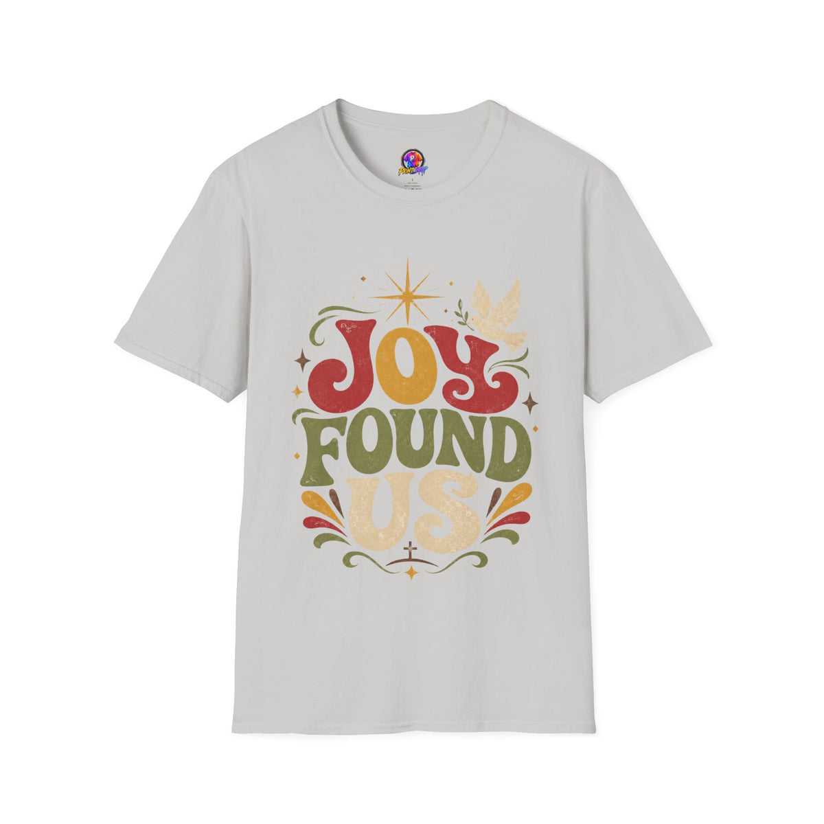 Joy Found Us T‑Shirt — Retro Christmas Holiday Graphic Tee