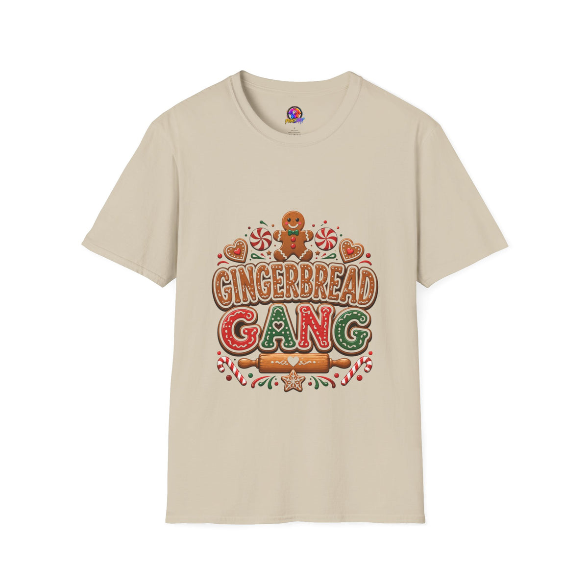 Gingerbread Gang T-Shirt — Cute Holiday Cookie Graphic Tee