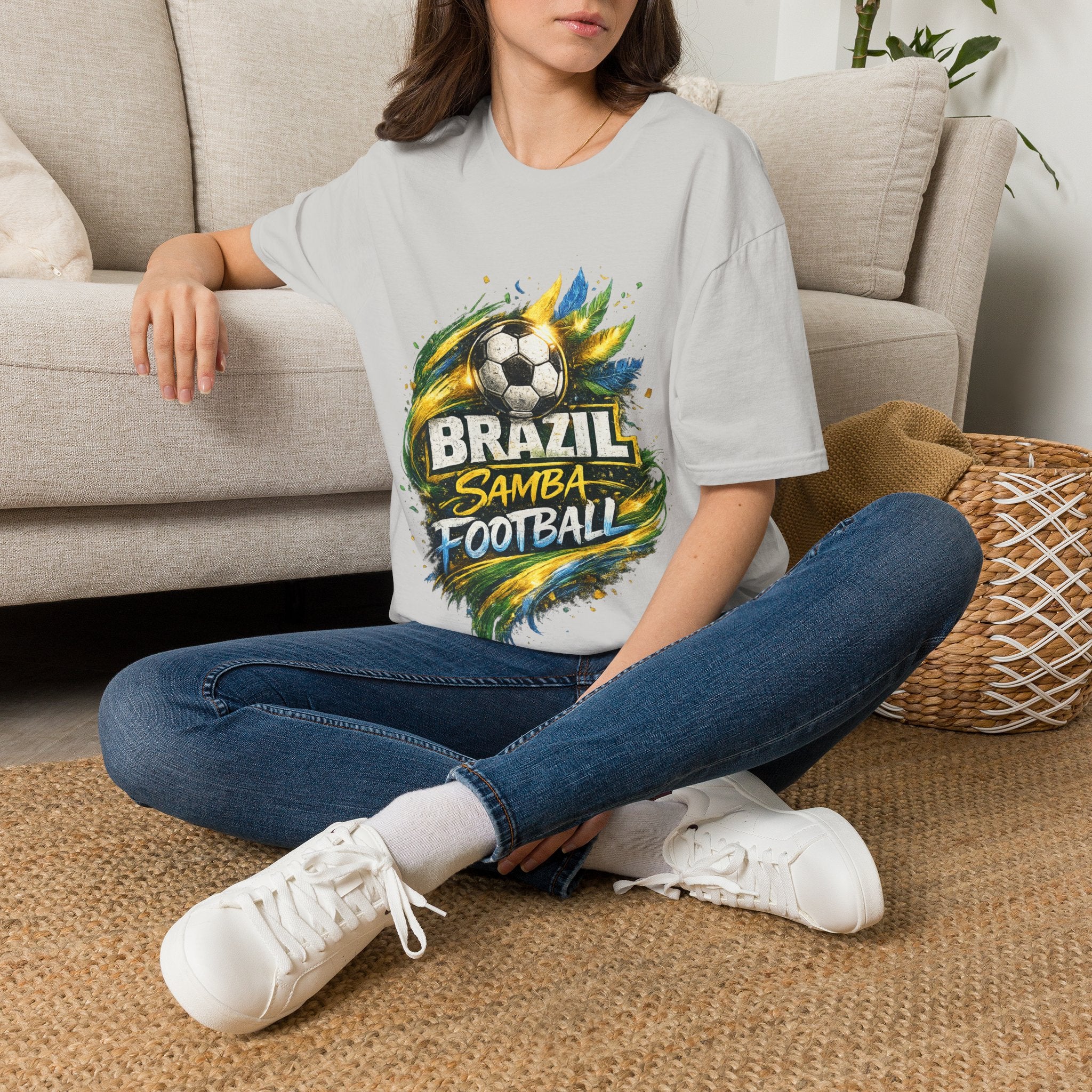 Brazil Samba Football T‑Shirt