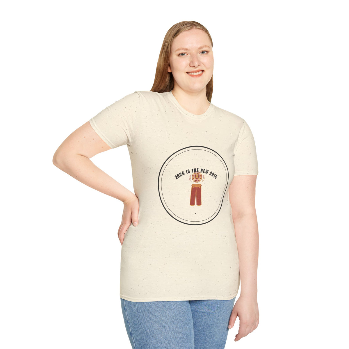 T-Shirt — “2026 Is The New 2016” Retro Disco Graphic Tee - Trending Now - September 2026