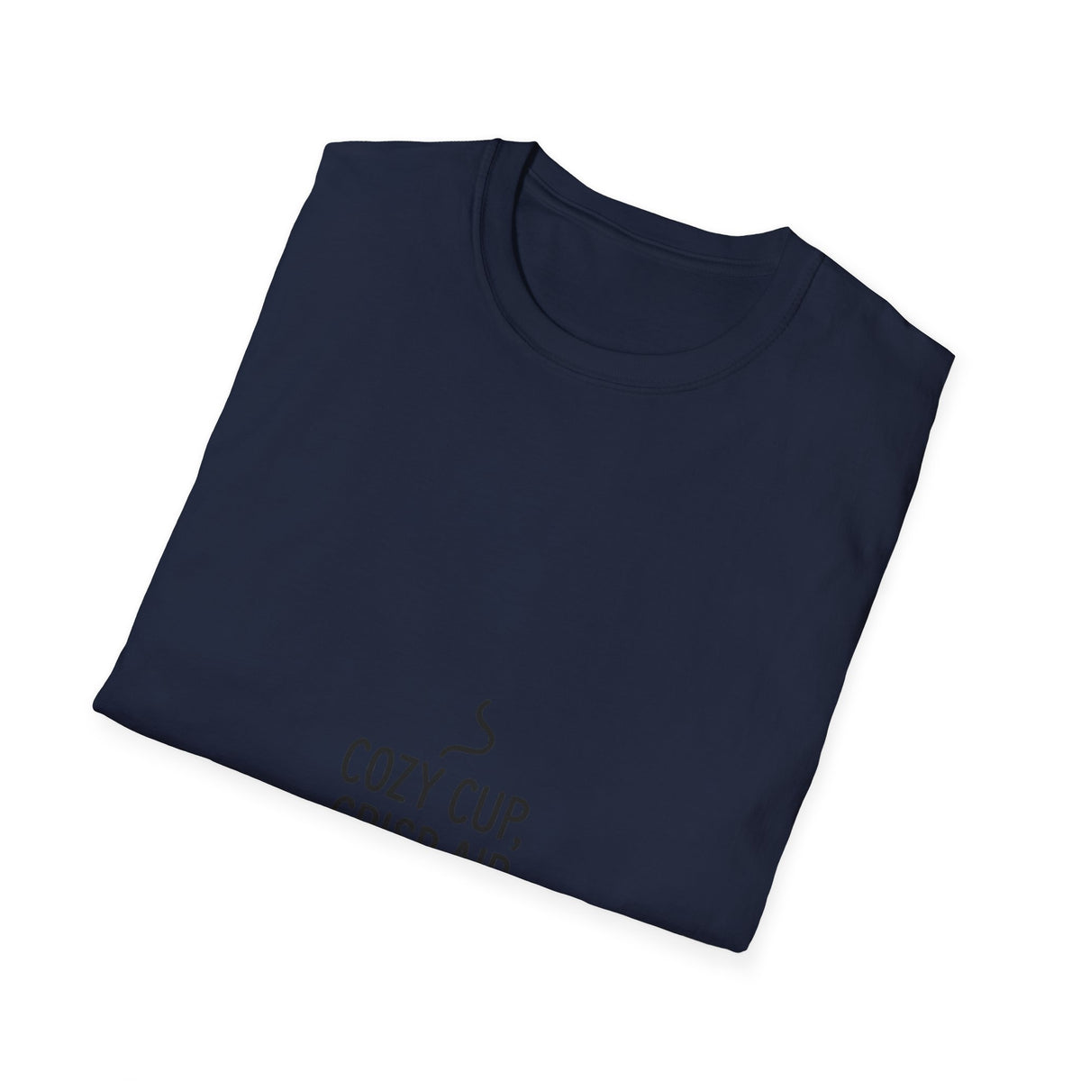 "Cozy Cup, Crisp Air" Fall Coffee Graphic Tee - Minimalist Autumn Vibe White T-Shirt - Trending Now - September 2026
