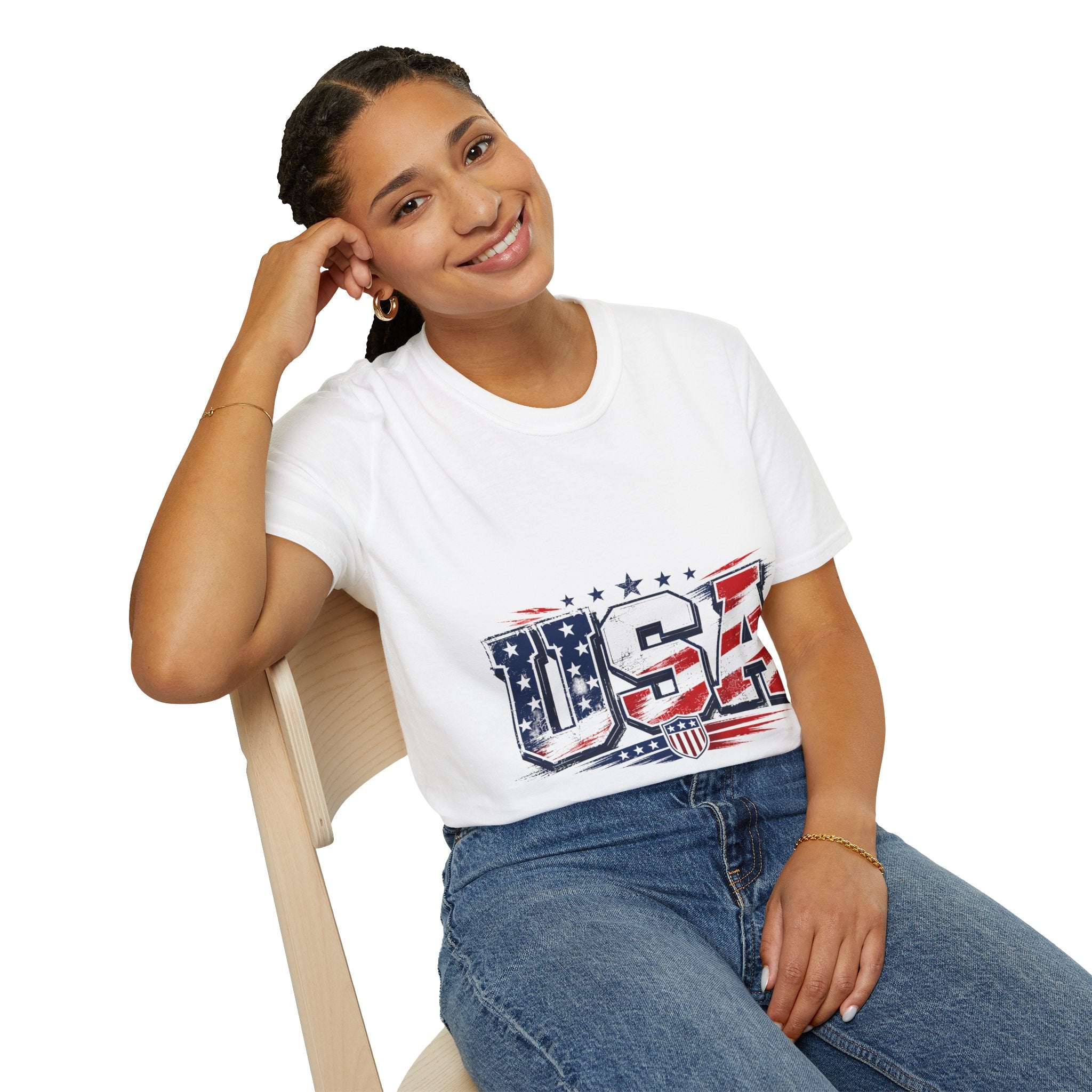 USA Flag Graphic T-Shirt — Patriotic American Pride Tee