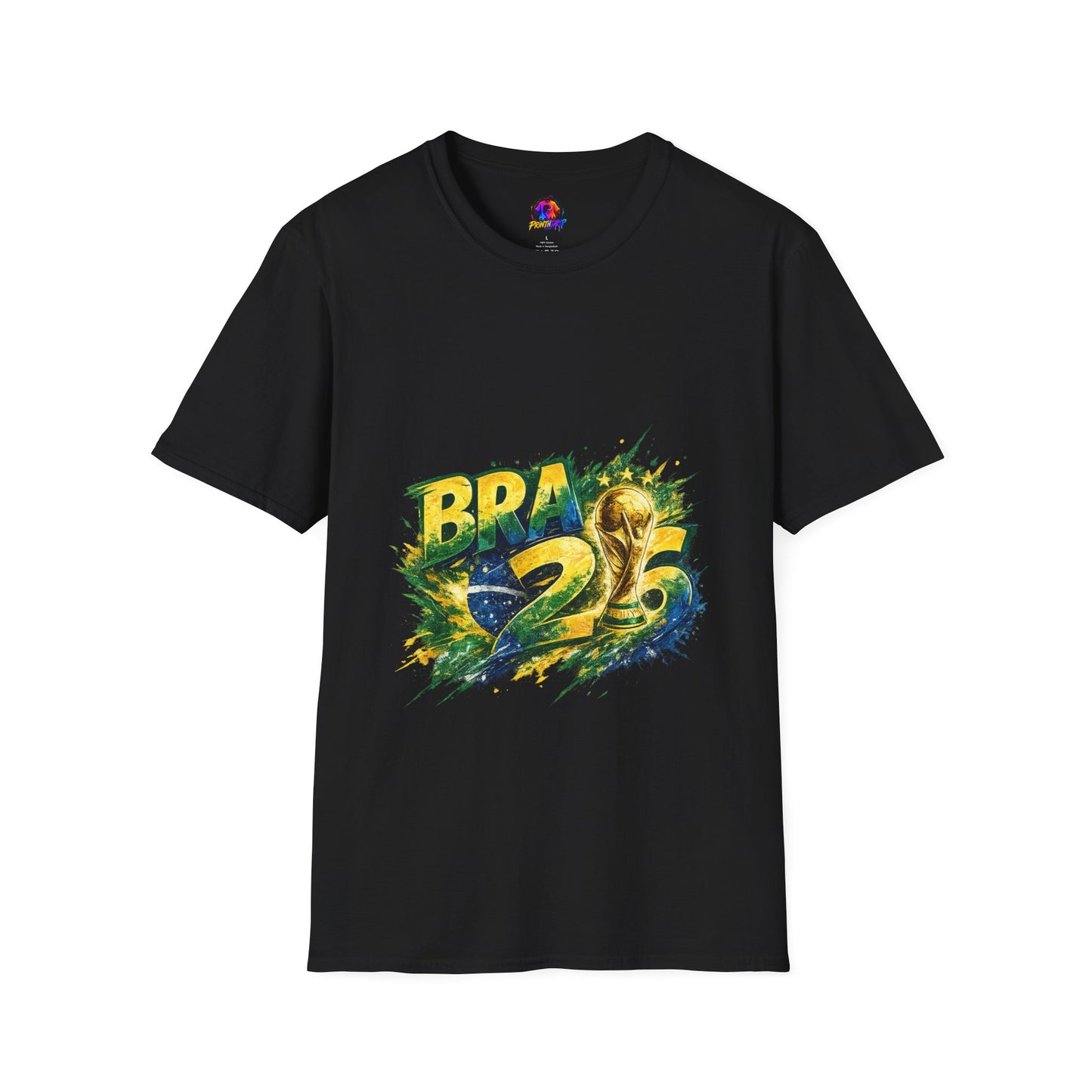 Brazil 25 T‑Shirt — Brazil Soccer World Cup Graphic Tee