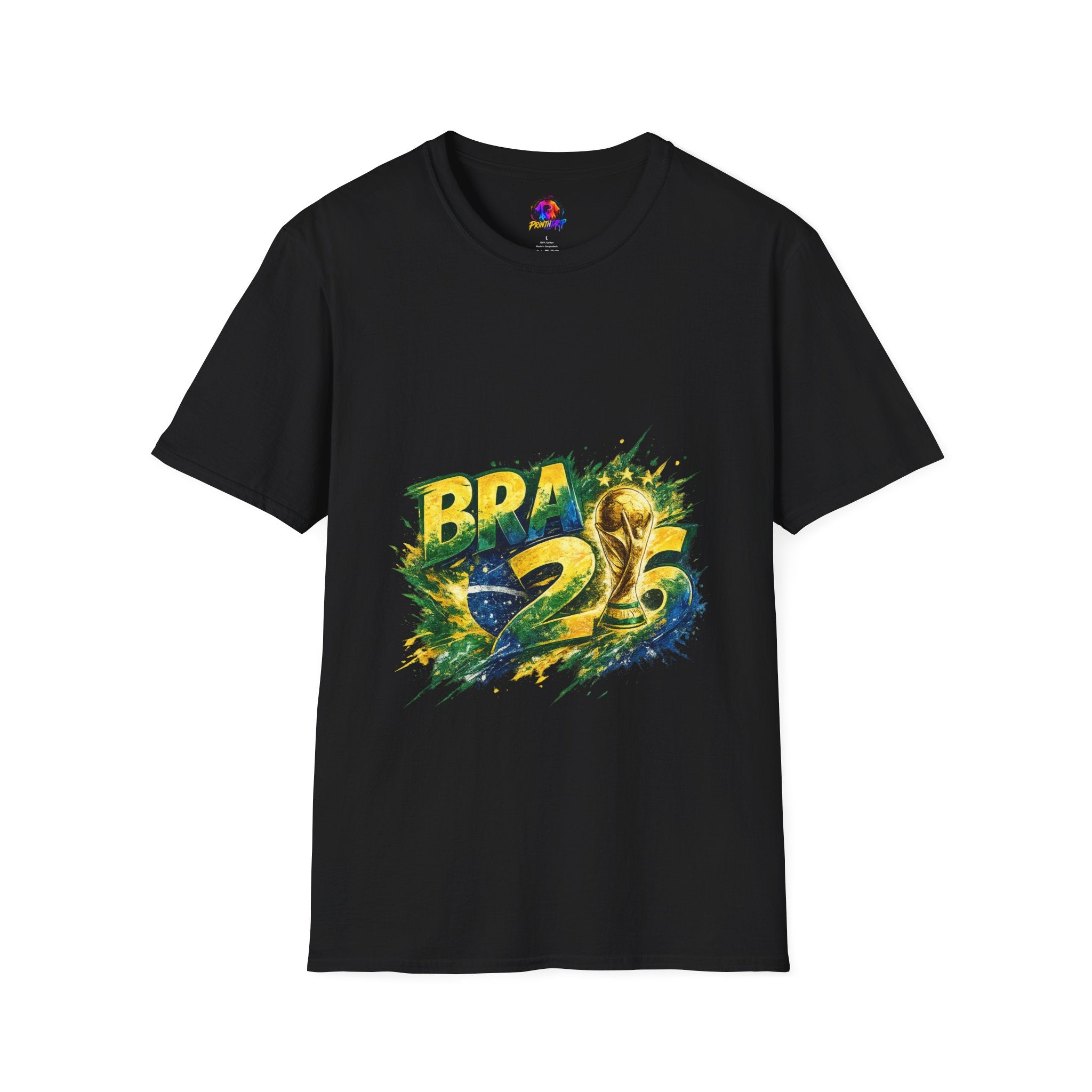 Brazil 25 T‑Shirt — Brazil Soccer World Cup Graphic Tee