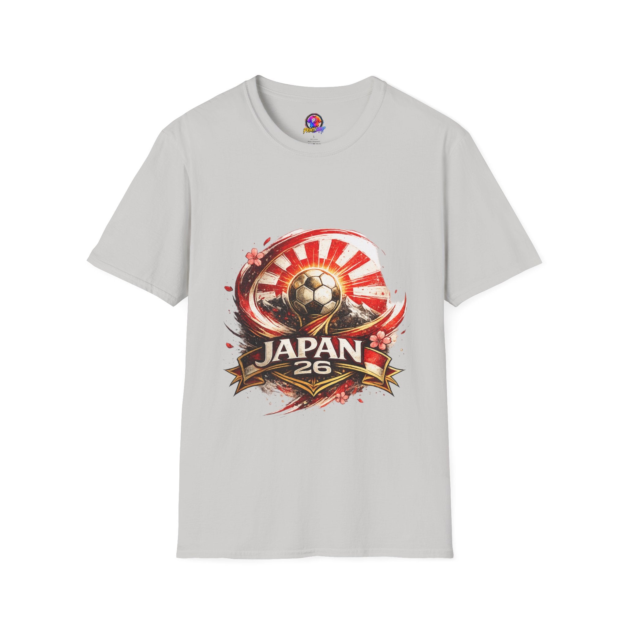 Japan Soccer T‑Shirt — Rising Sun Football Graphic