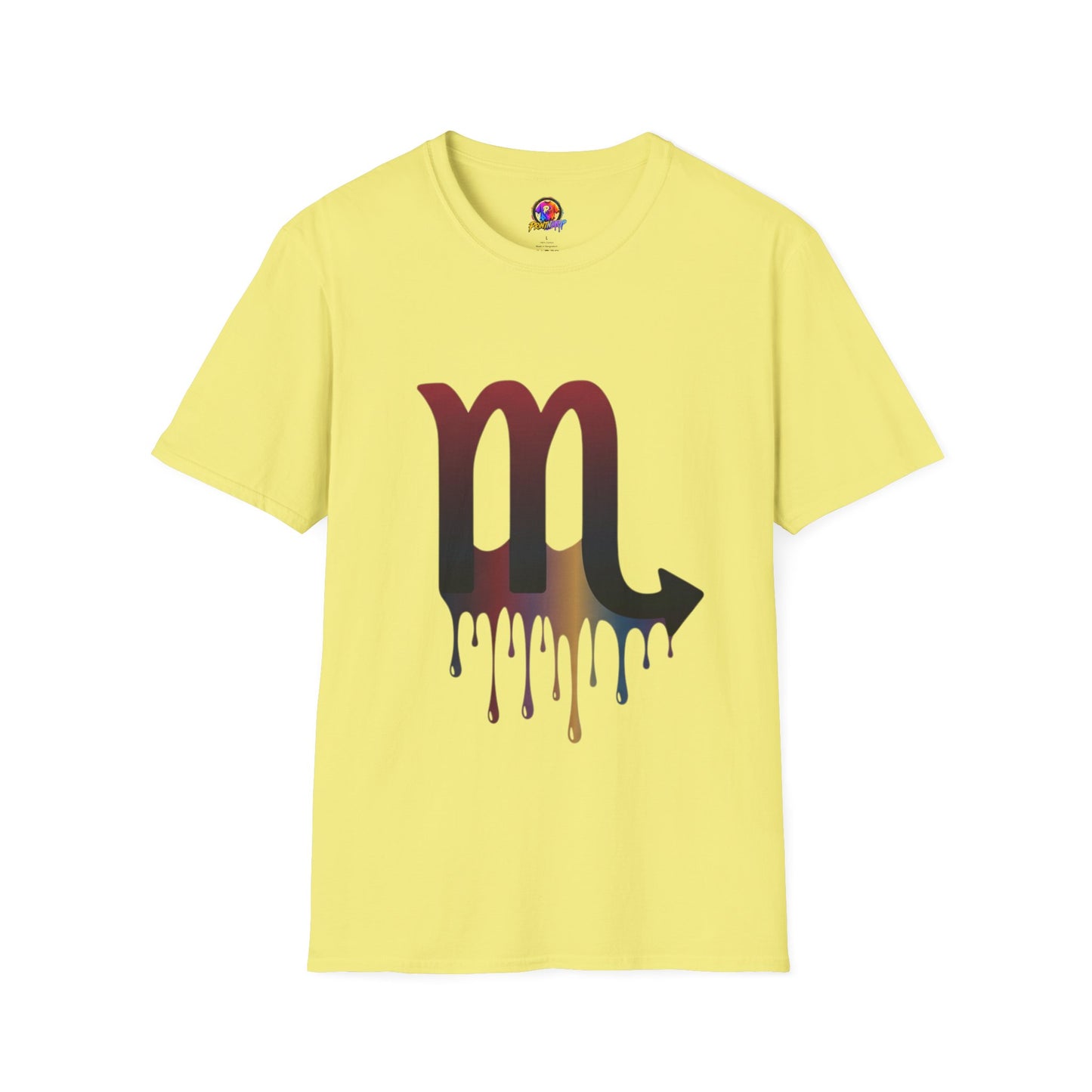 Scorpio Drip Symbol T-Shirt — Zodiac Scorpion Astrology Tee