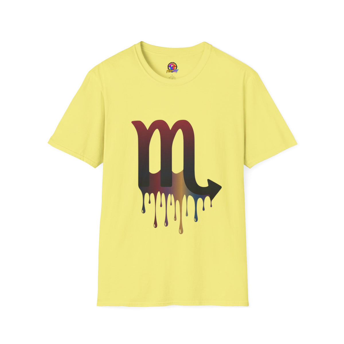 Scorpio Drip Symbol T-Shirt — Zodiac Scorpion Astrology Tee