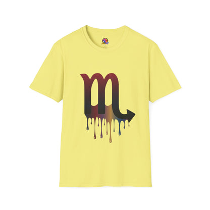 Scorpio Drip Symbol T-Shirt — Zodiac Scorpion Astrology Tee