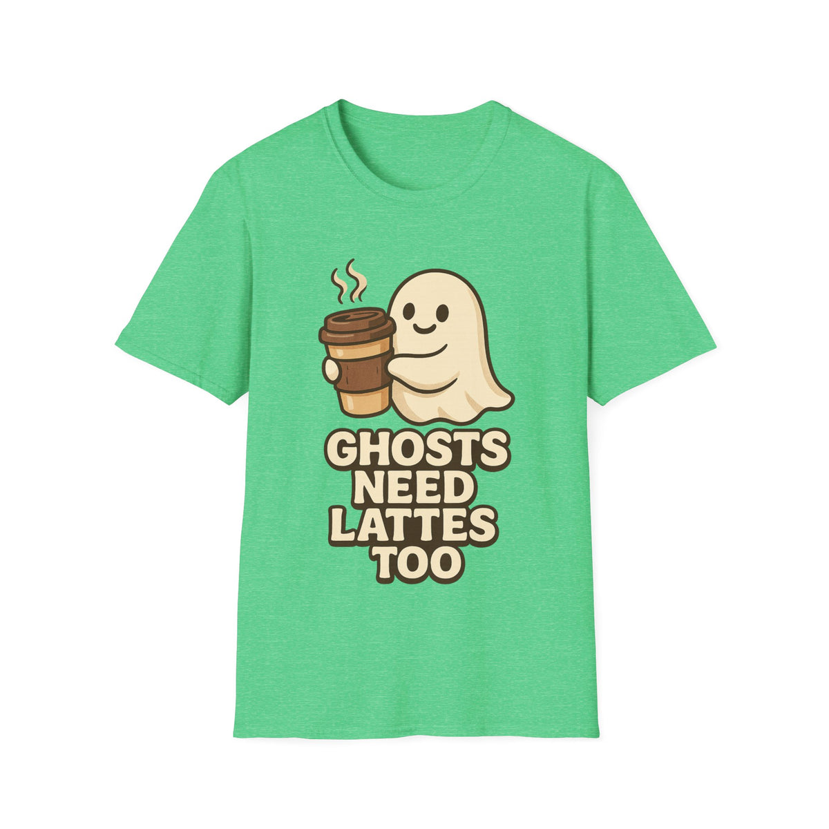 Ghosts Need Lattes Too T-Shirt - Trending Now - August 2026