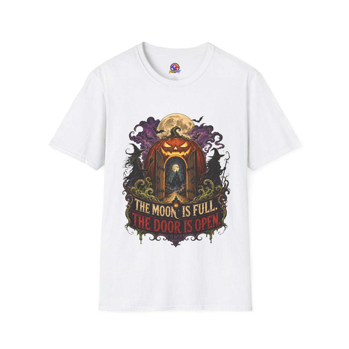 Halloween The Moon Is Full Unisex Softstyle T-Shirt