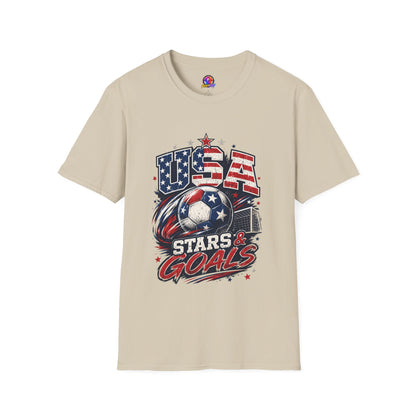 USA Stars & Goals Soccer T-Shirt