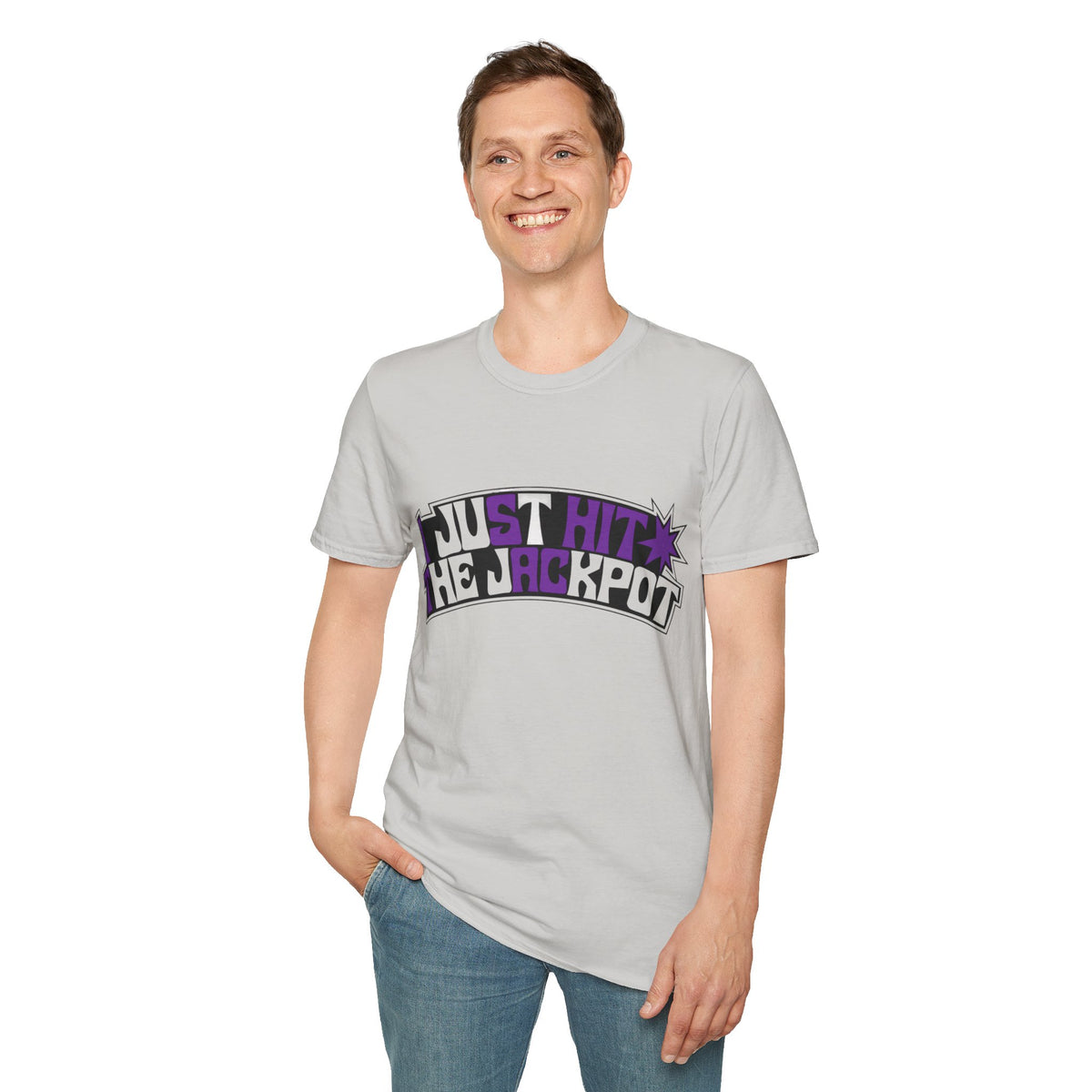 Just Hit the Jackpot T-Shirt — Retro Casino Graphic Tee - Trending Now - August 2026