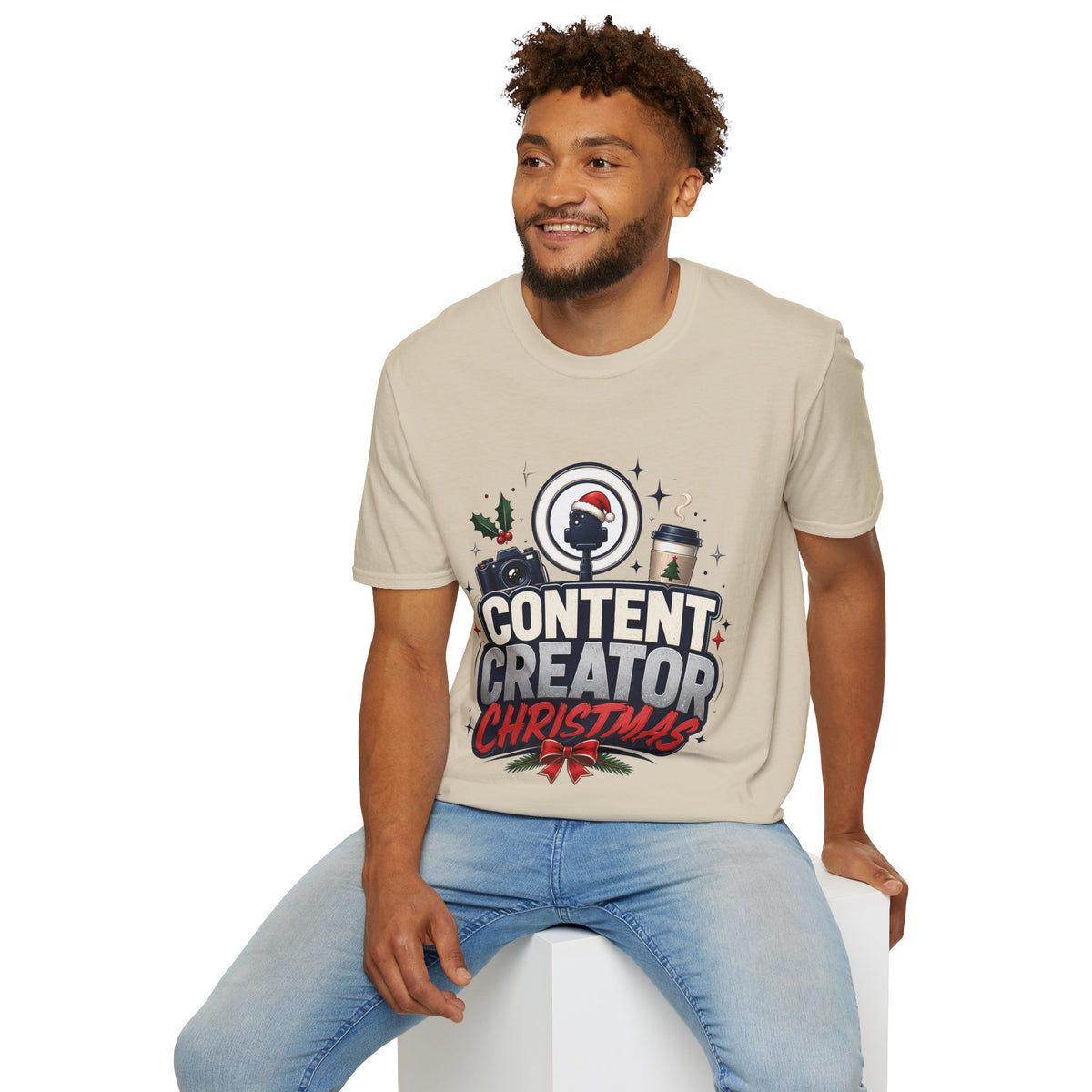 Content Creator Christmas T-Shirt