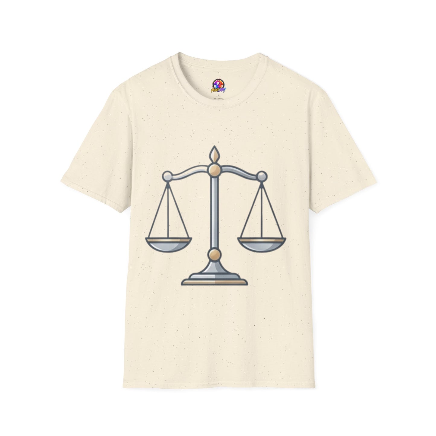 Libra Scales T-Shirt — Zodiac Balance Graphic Tee